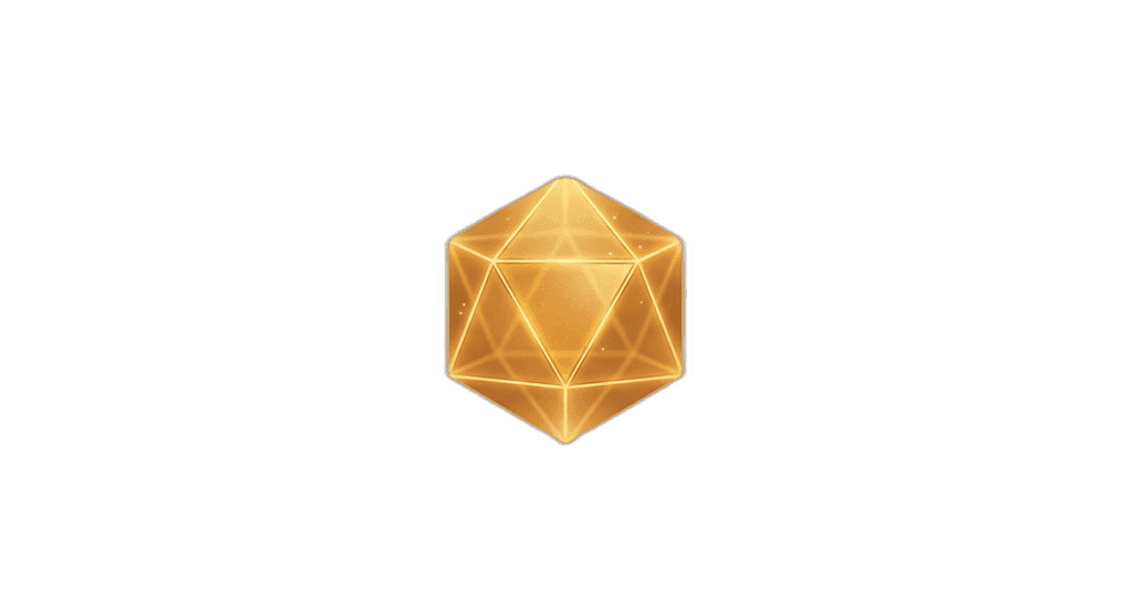 Abstract visualization of text transforming into luminous geometric shapes